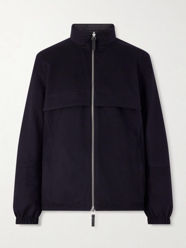 Reversible Shell, Wool and Cashemere-Blend Jacket Reversible Shell, Wool and Cashemere-Blend Jacket