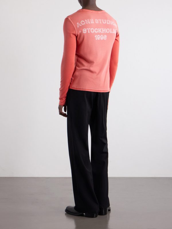 Einso Ribbed Jersey T-Shirt - BK Einso Ribbed Jersey T-Shirt - BK