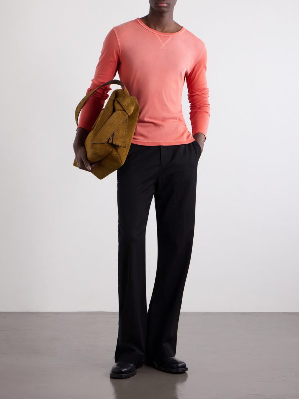 Einso Ribbed Jersey T-Shirt - OU Einso Ribbed Jersey T-Shirt - OU