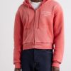 Feida Cropped Logo-Print Cotton-Jersey Zip-Up Hoodie - FR Feida Cropped Logo-Print Cotton-Jersey Zip-Up Hoodie - FR