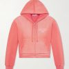 Feida Cropped Logo-Print Cotton-Jersey Zip-Up Hoodie Feida Cropped Logo-Print Cotton-Jersey Zip-Up Hoodie