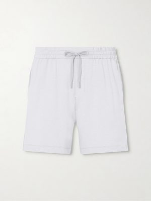 Straight-Leg Stretch Recycled-Jersey Shorts Straight-Leg Stretch Recycled-Jersey Shorts