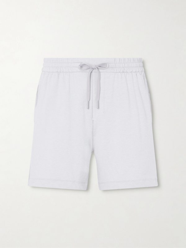 Straight-Leg Stretch Recycled-Jersey Shorts Straight-Leg Stretch Recycled-Jersey Shorts