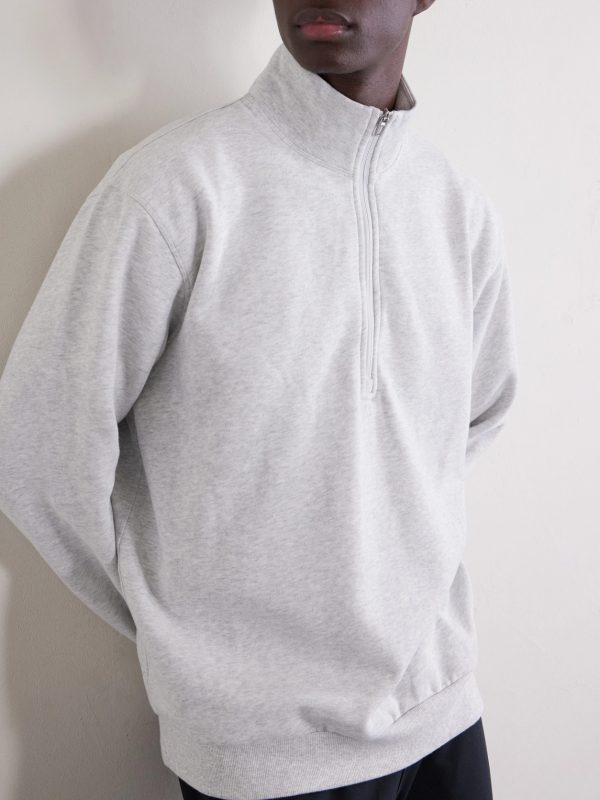 Steady State Cotton-Blend Jersey Half-Zip Sweatshirt - CU Steady State Cotton-Blend Jersey Half-Zip Sweatshirt - CU