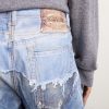 1981 Wide-Leg Trompe L'oeil Printed Organic Jeans - CU 1981 Wide-Leg Trompe L'oeil Printed Organic Jeans - CU