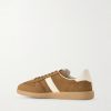 Terence Leather-Trimmed Nubuck Sneakers - BK Terence Leather-Trimmed Nubuck Sneakers - BK