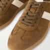 Terence Leather-Trimmed Nubuck Sneakers - CU Terence Leather-Trimmed Nubuck Sneakers - CU