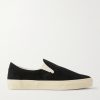 Perforated Suede Slip-On Sneakers Perforated Suede Slip-On Sneakers