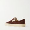 Perforated Suede Slip-On Sneakers - BK
