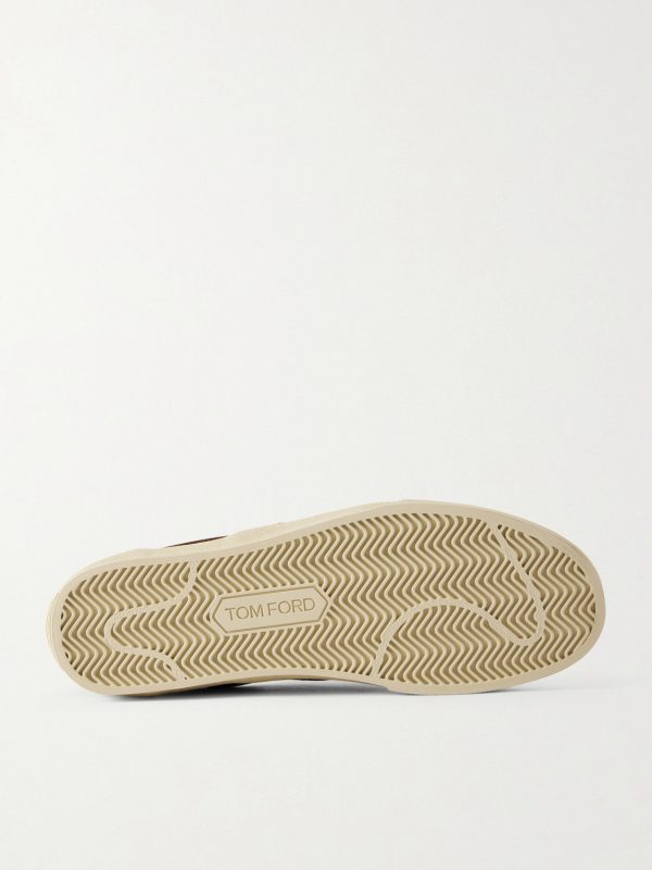 Perforated Suede Slip-On Sneakers - E1