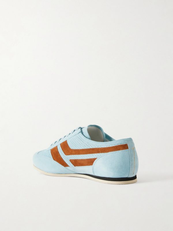 Brook Perforated Suede Sneakers - BK