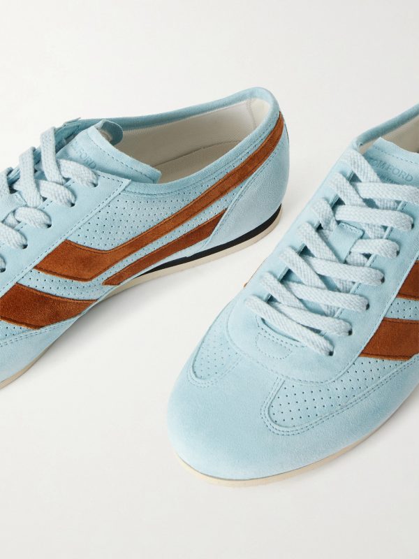 Brook Perforated Suede Sneakers - CU