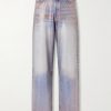 Wide-Leg Glittered Jeans Wide-Leg Glittered Jeans