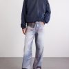 Wide-Leg Glittered Jeans - OU Wide-Leg Glittered Jeans - OU