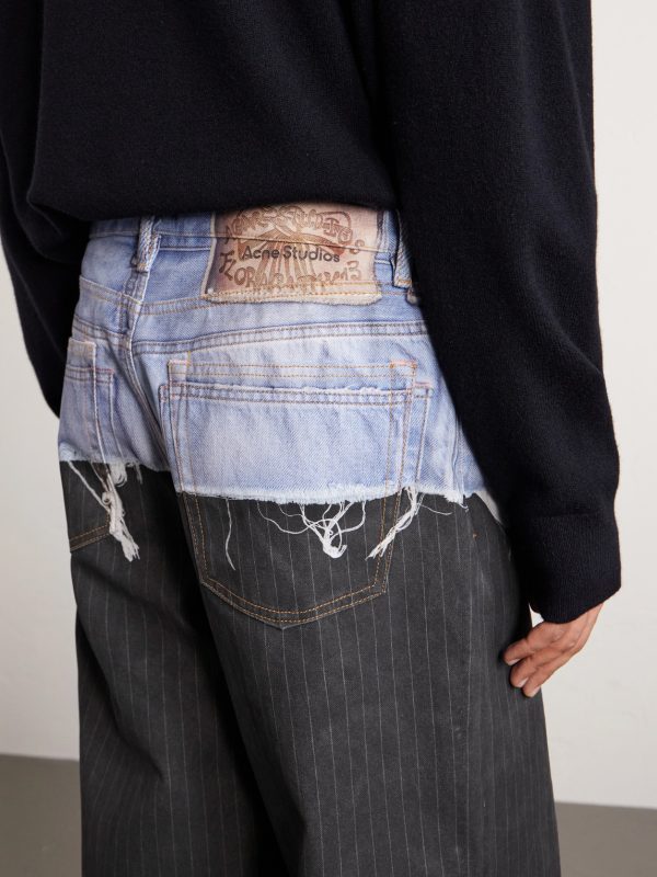 1981 Straight-Leg Trompe L'oeil Organic Jeans - CU
