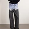 1981 Straight-Leg Trompe L'oeil Organic Jeans - FR