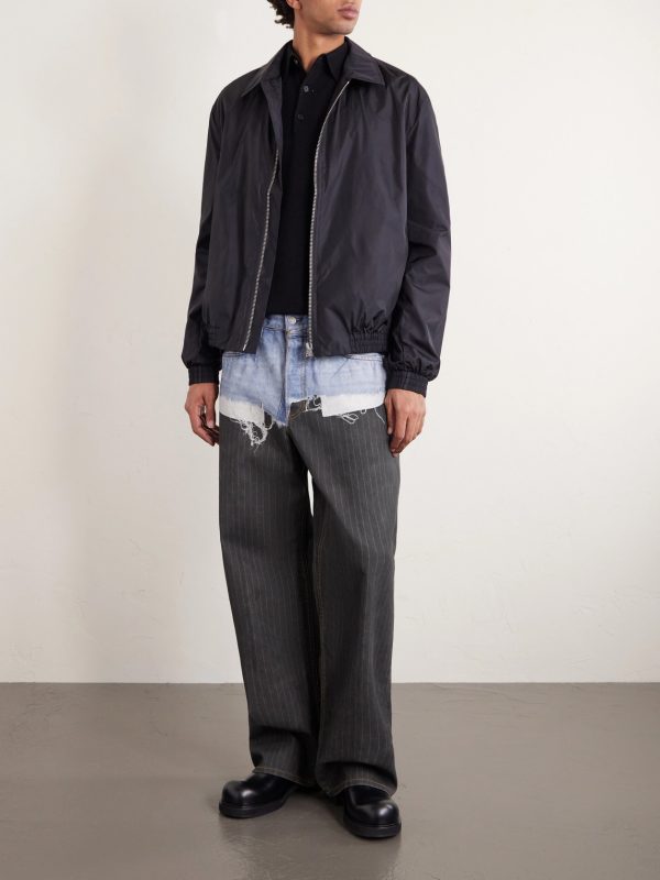 1981 Straight-Leg Trompe L'oeil Organic Jeans - OU