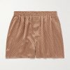 Printed Silk-Satin Boxer Shorts