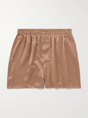 Printed Silk-Satin Boxer Shorts Printed Silk-Satin Boxer Shorts