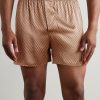 Printed Silk-Satin Boxer Shorts - OU