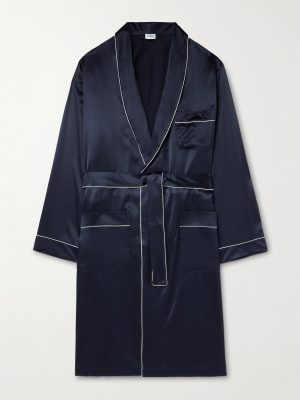 Belted Silk-Satin Robe Belted Silk-Satin Robe