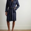 Belted Silk-Satin Robe - OU Belted Silk-Satin Robe - OU