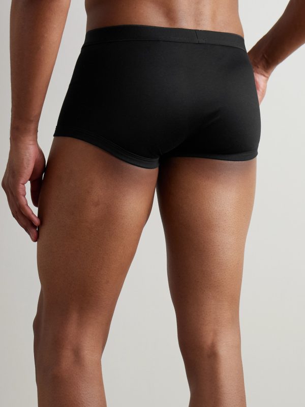 Sea Island Cotton Boxer Briefs - BK