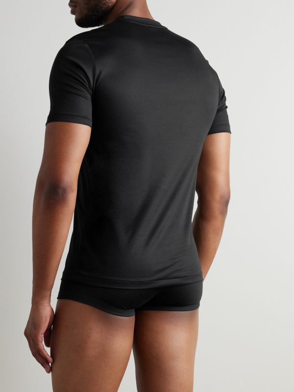 Sea Island Cotton-Jersey T-Shirt - BK Sea Island Cotton-Jersey T-Shirt - BK