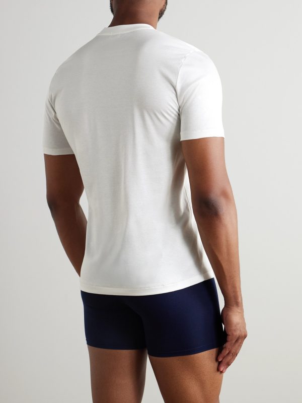 Sea Island Cotton-Jersey T-Shirt - BK Sea Island Cotton-Jersey T-Shirt - BK