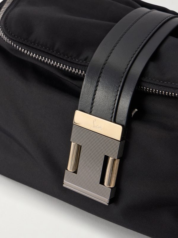 Nox Leather-Trimmed Nylon Belt Bag - CU