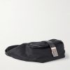 Nox Leather-Trimmed Nylon Belt Bag
