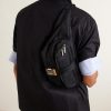 Nox Leather-Trimmed Nylon Belt Bag - OU