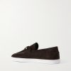 Chambeliboat Embellished Suede Loafers - BK Chambeliboat Embellished Suede Loafers - BK