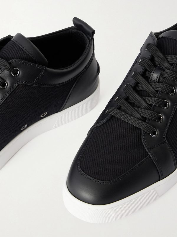 Rantulow Cotton-Twill and Leather Sneakers - CU Rantulow Cotton-Twill and Leather Sneakers - CU
