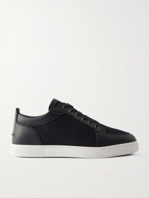 Rantulow Cotton-Twill and Leather Sneakers Rantulow Cotton-Twill and Leather Sneakers