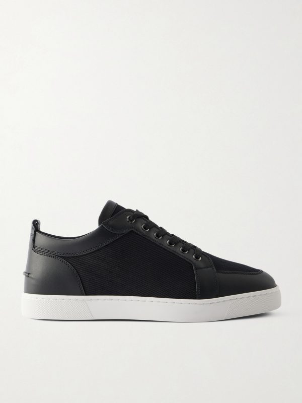 Rantulow Cotton-Twill and Leather Sneakers Rantulow Cotton-Twill and Leather Sneakers