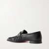 Mocallista Embellished Leather Loafers - BK Mocallista Embellished Leather Loafers - BK