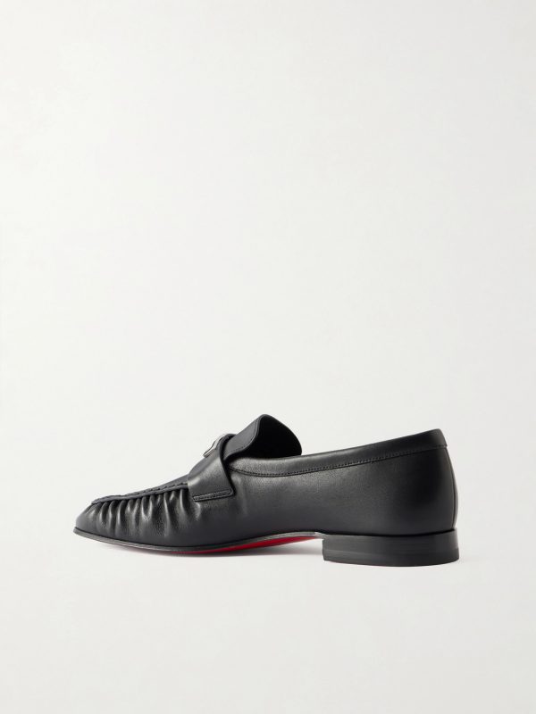 Mocallista Embellished Leather Loafers - BK Mocallista Embellished Leather Loafers - BK