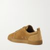 Louis Junior Grosgrain-Trimmed Suede Sneakers - BK