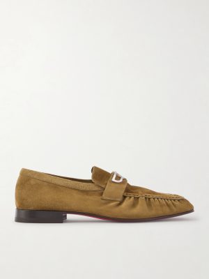 Mocallista Embellished Suede Penny Loafers