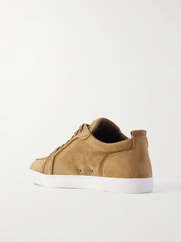 Rantulow Orlato Grosgrain-Trimmed Suede Sneakers - BK Rantulow Orlato Grosgrain-Trimmed Suede Sneakers - BK