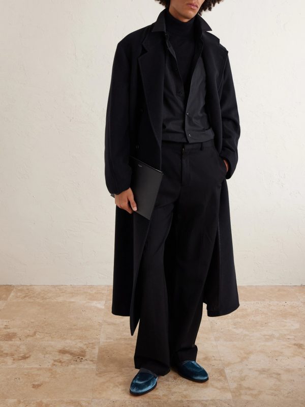 O Louvre Grosgrain-Trimmed Velvet Loafers - OU O Louvre Grosgrain-Trimmed Velvet Loafers - OU