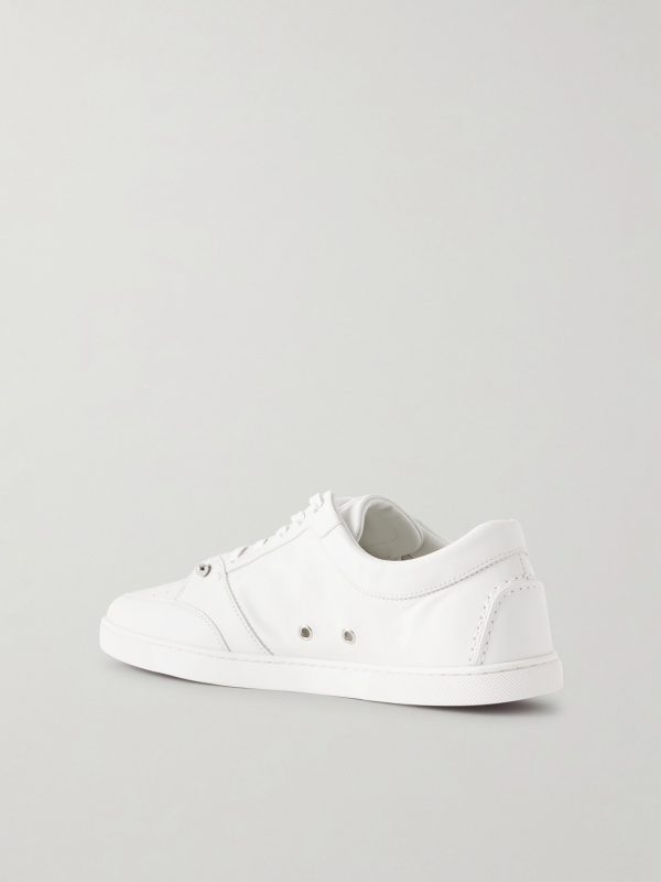 Chambelisneak Embellished Perforated Leather Sneakers - BK Chambelisneak Embellished Perforated Leather Sneakers - BK