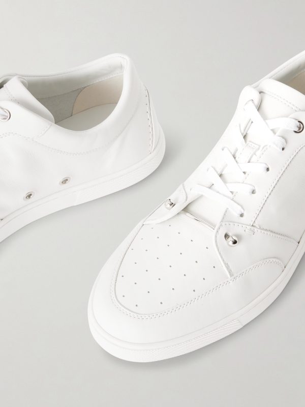 Chambelisneak Embellished Perforated Leather Sneakers - CU Chambelisneak Embellished Perforated Leather Sneakers - CU