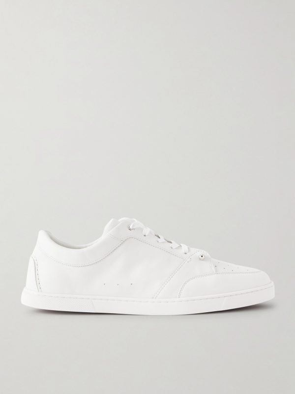 Chambelisneak Embellished Perforated Leather Sneakers Chambelisneak Embellished Perforated Leather Sneakers