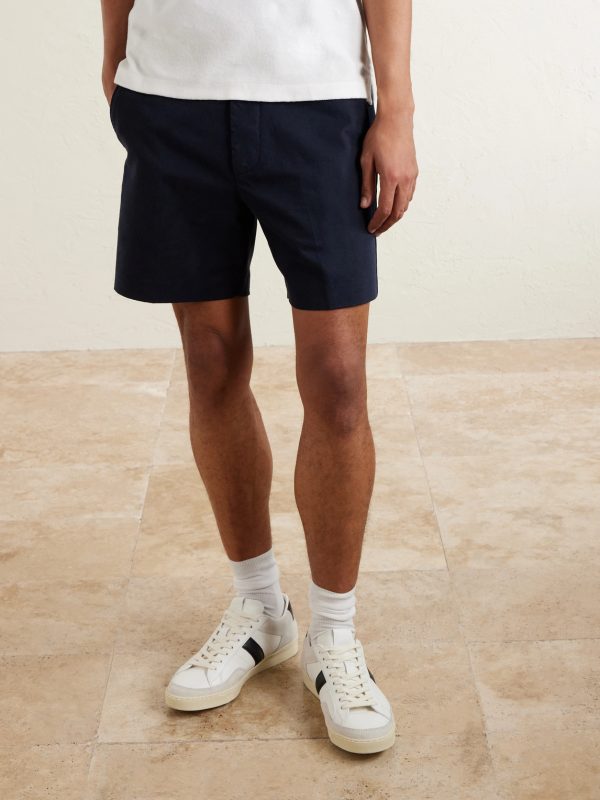 Blake Suede-Trimmed Leather Sneakers - OU
