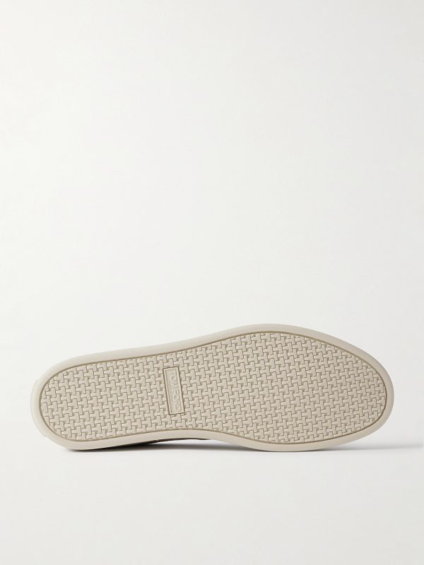 Warwick Perforated Full-Grain Leather Sneakers - E1 Warwick Perforated Full-Grain Leather Sneakers - E1