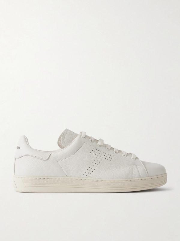 Warwick Perforated Full-Grain Leather Sneakers Warwick Perforated Full-Grain Leather Sneakers