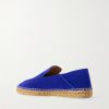 Finn Collapsible-Heel Suede Espadrilles - BK Finn Collapsible-Heel Suede Espadrilles - BK