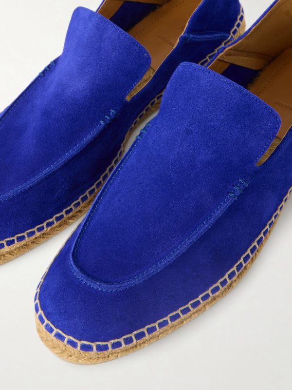 Finn Collapsible-Heel Suede Espadrilles - CU Finn Collapsible-Heel Suede Espadrilles - CU